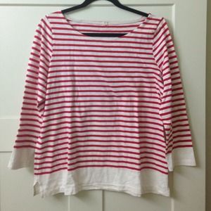3/4 length jcrew top