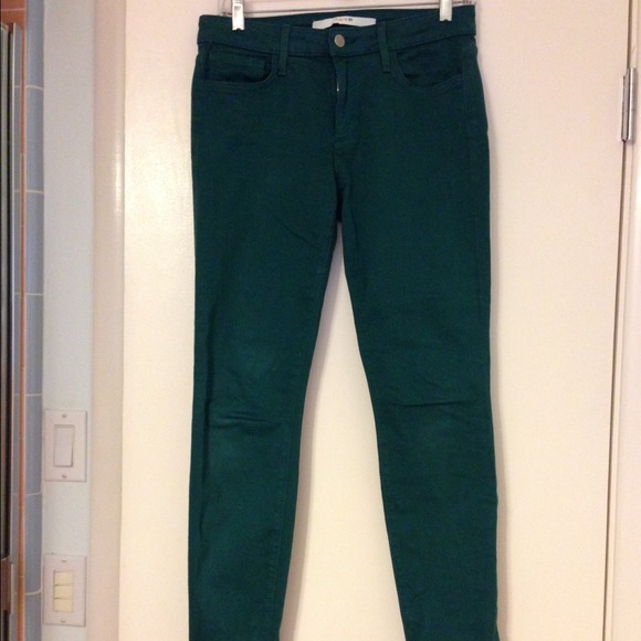 Joe's jeans - dark green skinnies - size 27