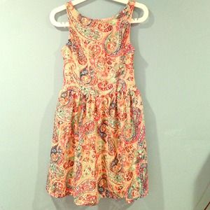 Retro Paisley Dress