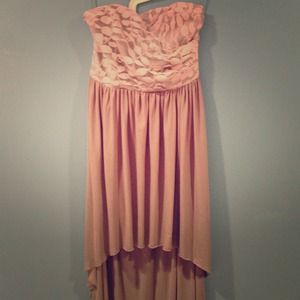 Lace Hi-Low Dress