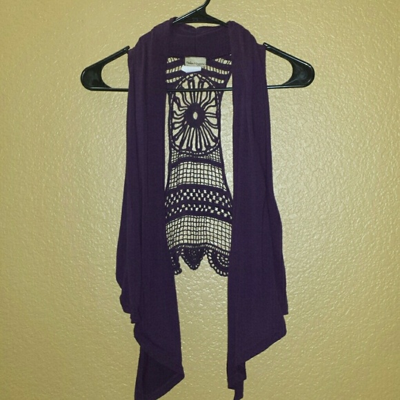 Purple Cardigan