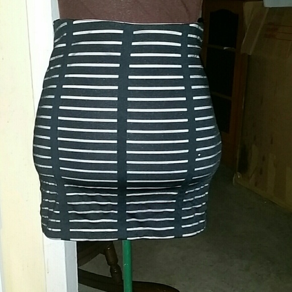 Black sheer skirt