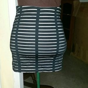 Black sheer skirt