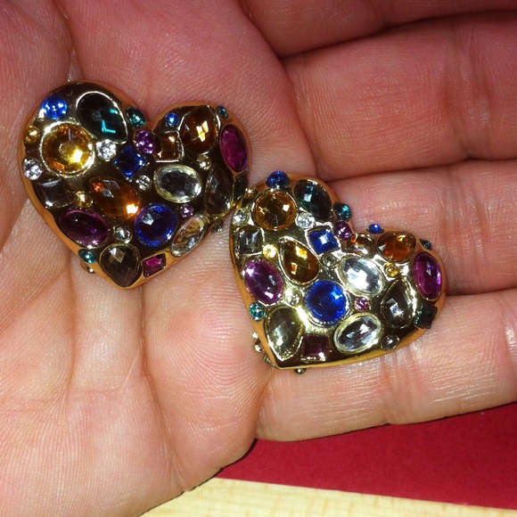 KA62 Large embellished heart design pieces - Picture 4 of 4