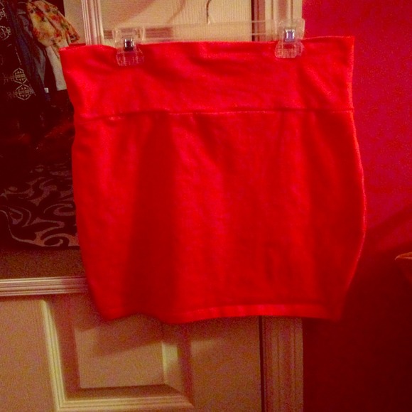 Orange skirt