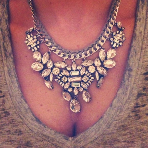 Bohemian necklace, bracelets, earrings, rings
