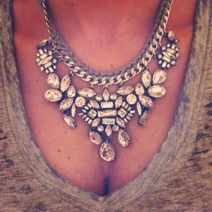 Bohemian necklace, bracelets, earrings, rings