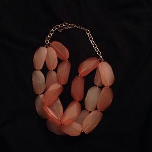 Peach necklace