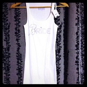 Victoria's Secret  rhinestone Bride tank