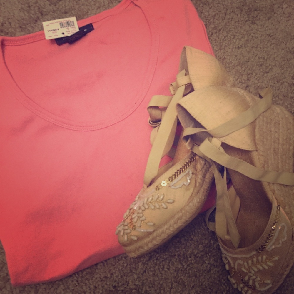 BCBGirls Embellished Espadrille Wedge