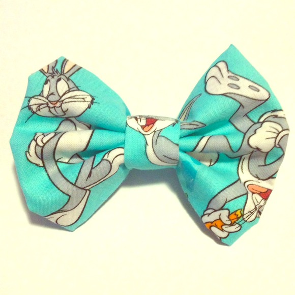 Bugs bunny hair bow