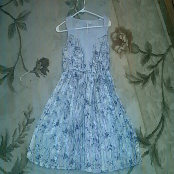 LC Purple floral dress