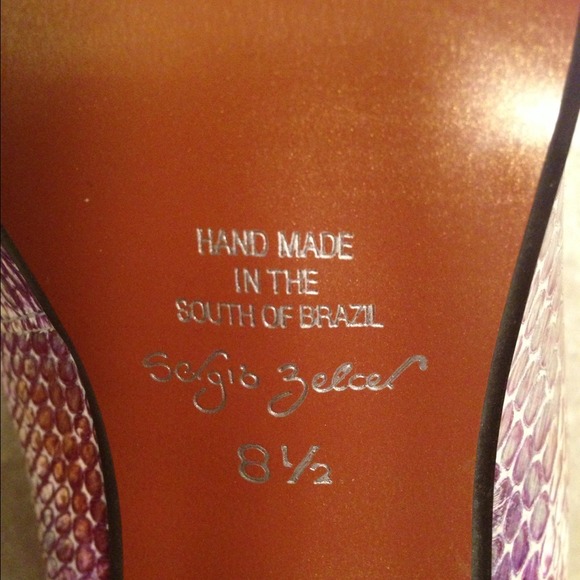 💥Sexy💥Sergio Zelcer Stiletto Heels sz8.5 - Picture 4 of 5