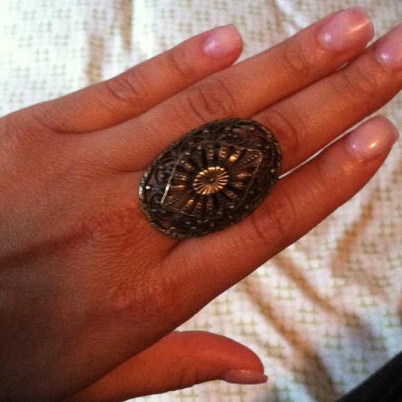SOLD Aztec Ring - Picture 1 of 2