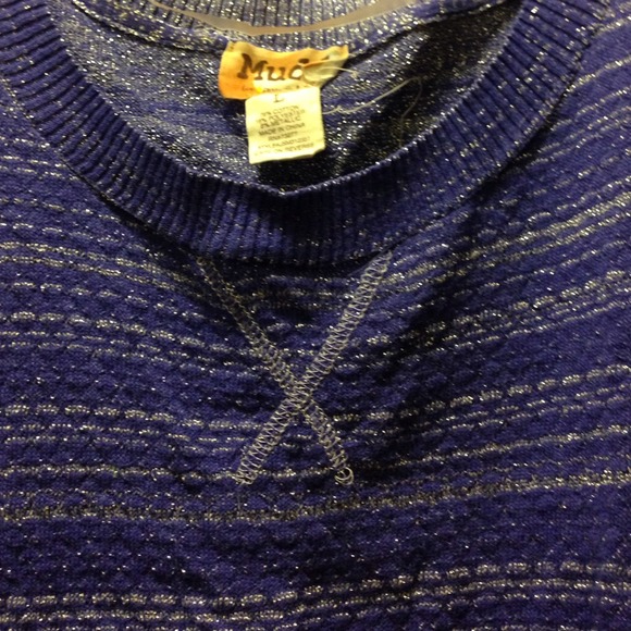 MUDD blue and silver top - Picture 3 of 4