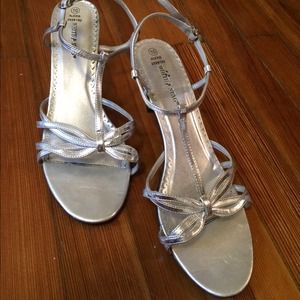 Silver heels