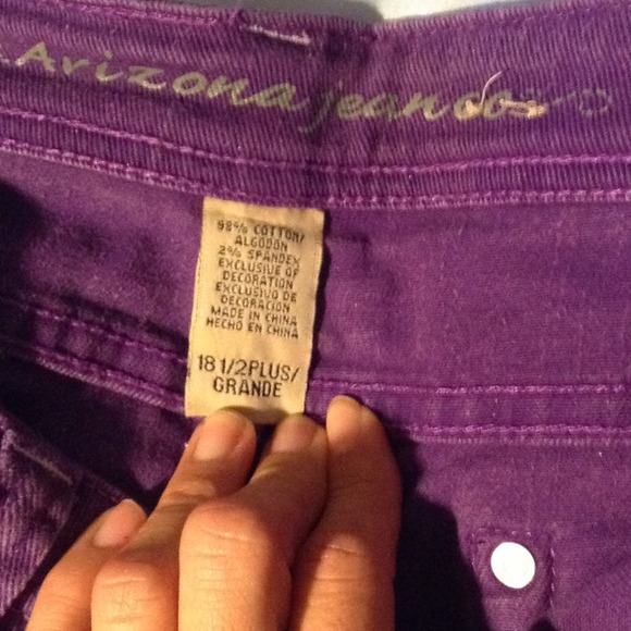 Purple jean skirt - Picture 2 of 2