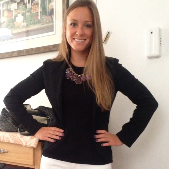Black Linen Blazer by Theory