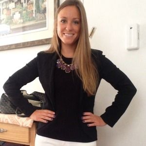 Black Linen Blazer by Theory