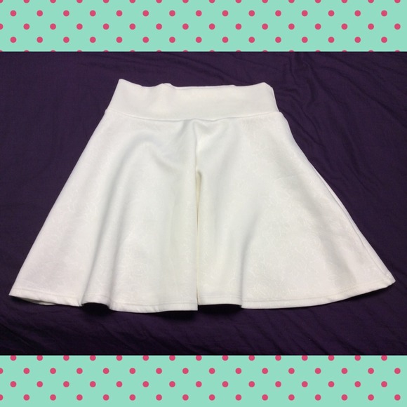 White Skater Skirt
