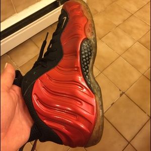 Foamposite Metallic Red