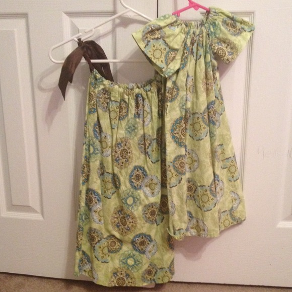 Mommy & Me matching shirt and dress