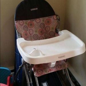 Baby girl high chair