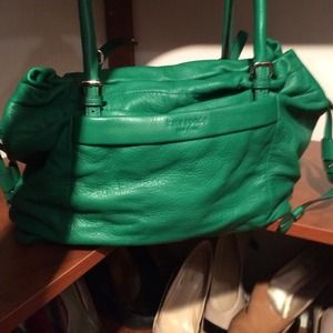 Green kate spade satchel