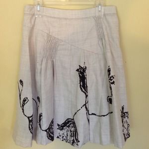 Anthropologie elevenses 100% wool skirt