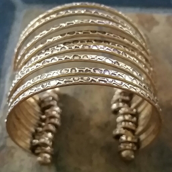 Gold imprinted BCBGeneration Bracelet