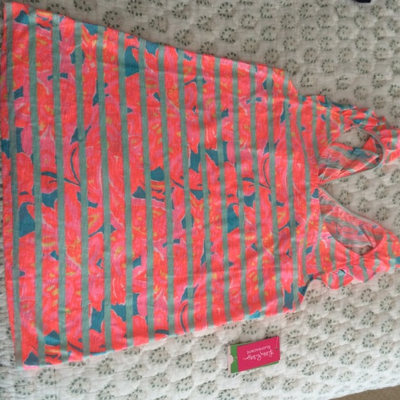 NWT Lilly Pulitzer schully top with ruffled straps
