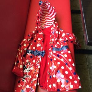 Minnie Disney store rain coat for girl