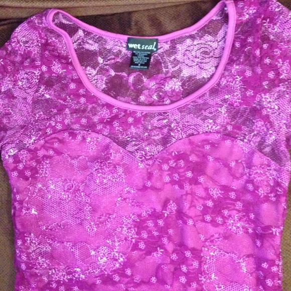 Purple Wet Seal top. NWOT - Picture 4 of 4