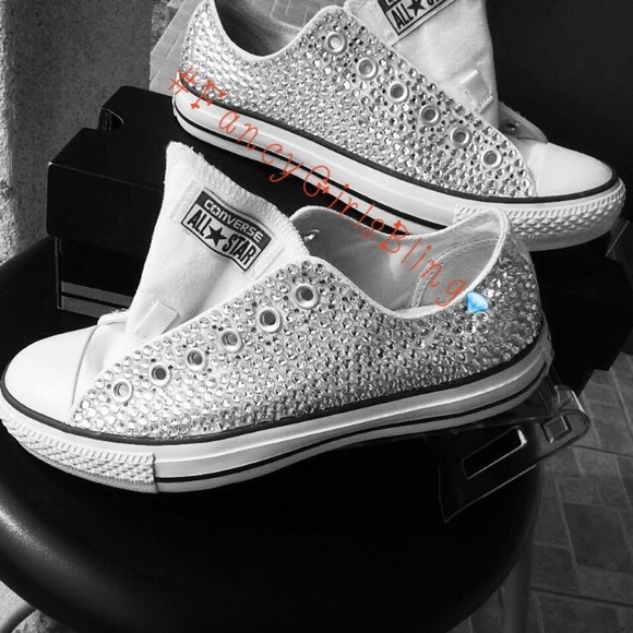 How To Bling Out Converse Shoes How To Bling Out Converse Shoes