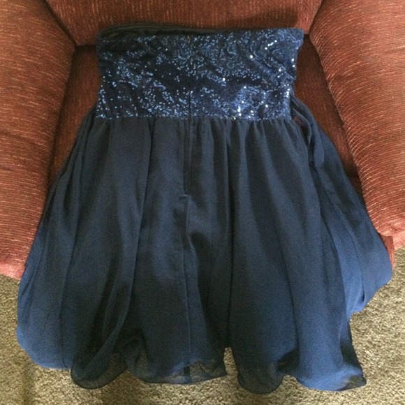 Blue sequin dress - Picture 3 of 3