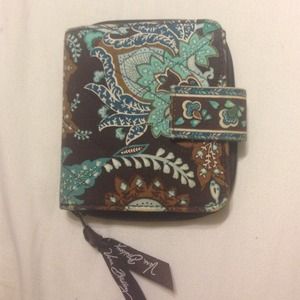 Vera Bradley Java blue wallet