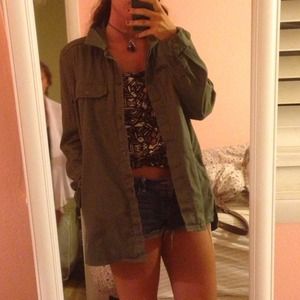 Over sized army coat