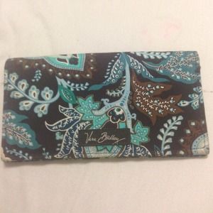 Vera Bradley Java blue checkbook cover
