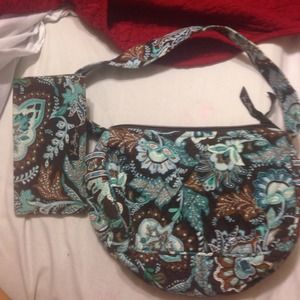 Vera Bradley Java blue small purse