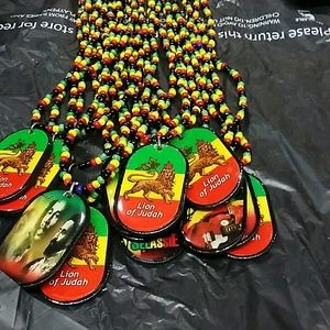 Necklace and buttons