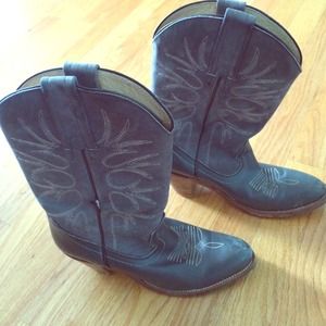 Dark grey Frye boots