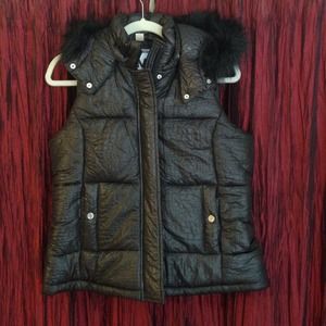 Michael Kors black puffer vest