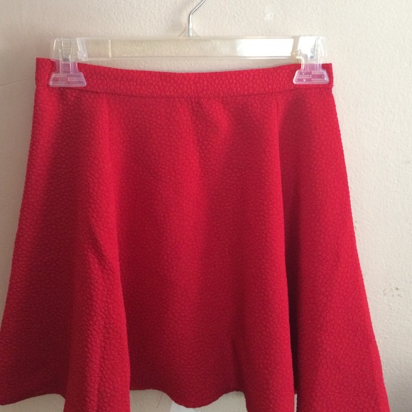 H&M Dresses & Skirts - Red Skater Skirt
