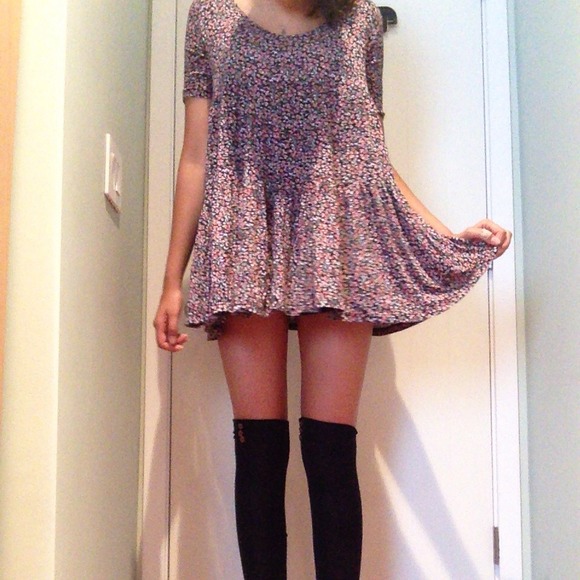 Floral baby doll dress