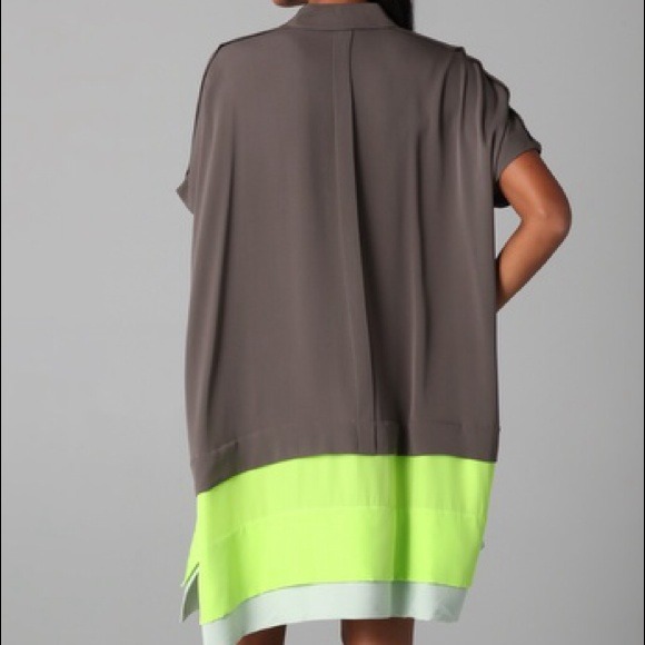 DVF HATSU COLOR BLOCK DRESS - Picture 3 of 4