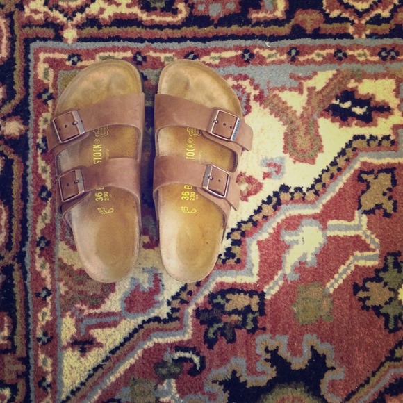 Women's Cocoa Nubuck Arizona Birkenstocks