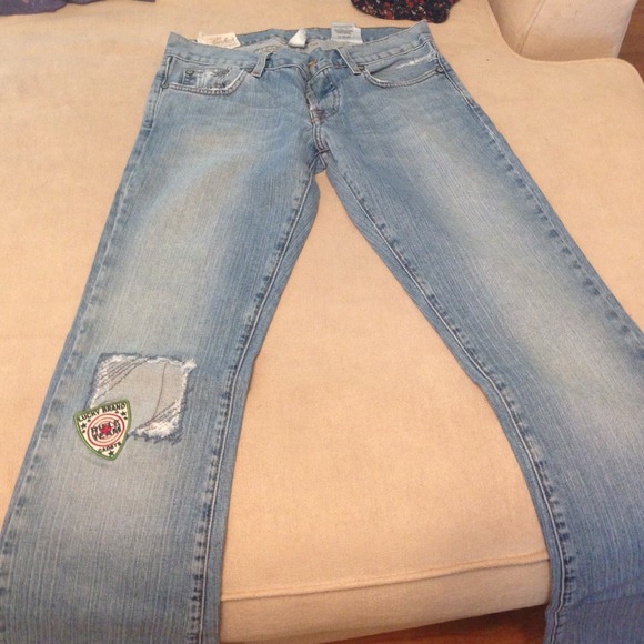Authentic Lucky jeans lil Maggie jean size 4/27 - Picture 1 of 3