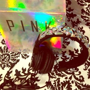 Victoria Secret limited edition studded headphones