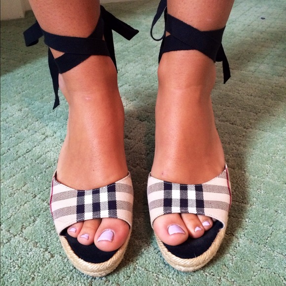 Burberry wedges