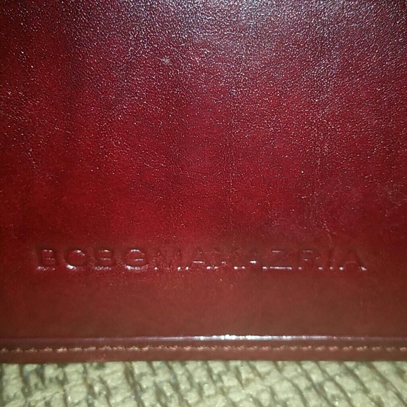 BCBG Max Azria Cognac Leather Clutch - Picture 3 of 3